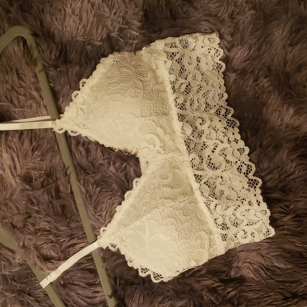 Unbranded white bralette